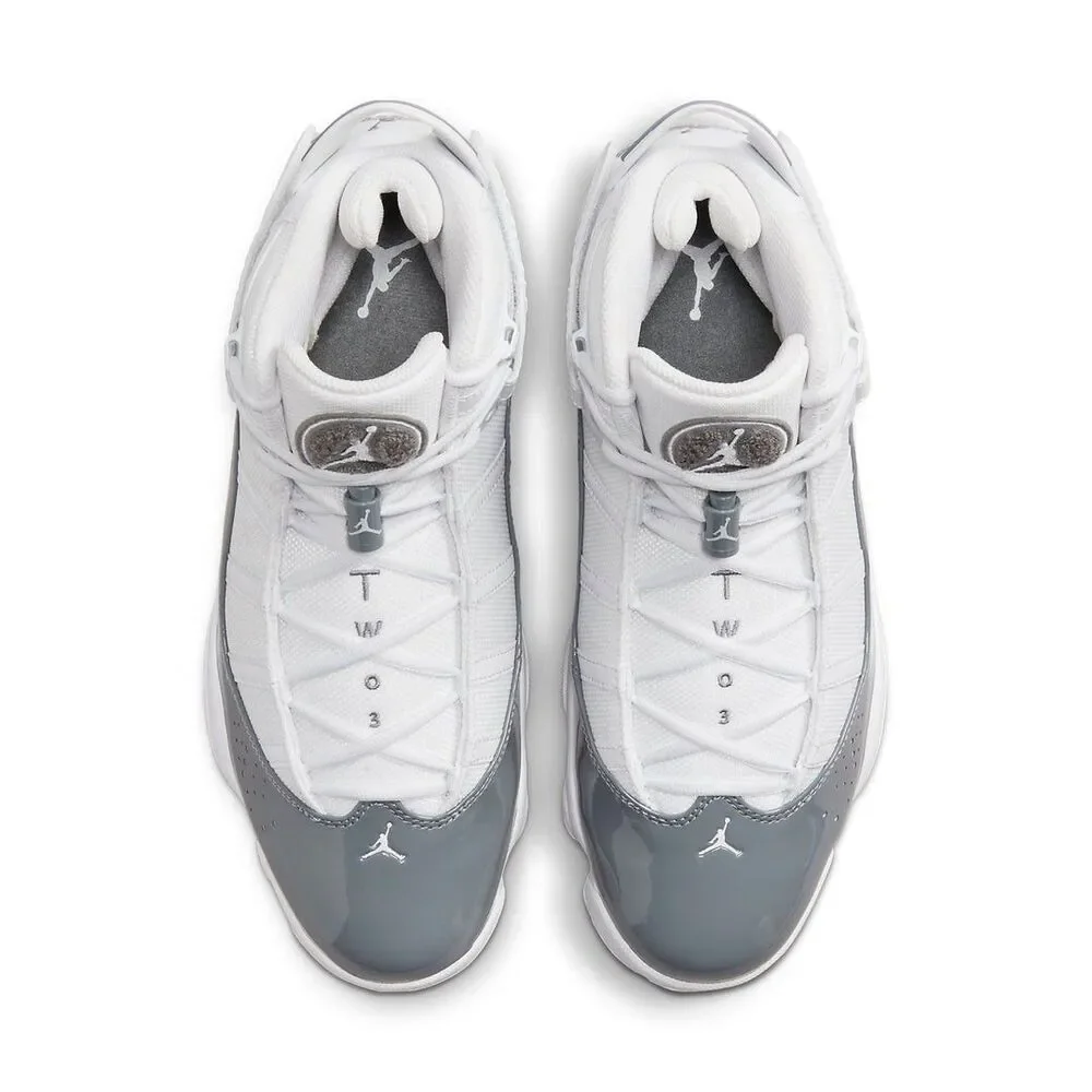 Jordan 6 Rings White Cool Grey Shoes Men's 322992-121 Size 9